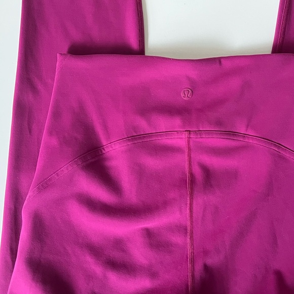 Lululemon Athletica Leggings - InStill High Rise Tight 25” Magenta Purple - Picture 8 of 10